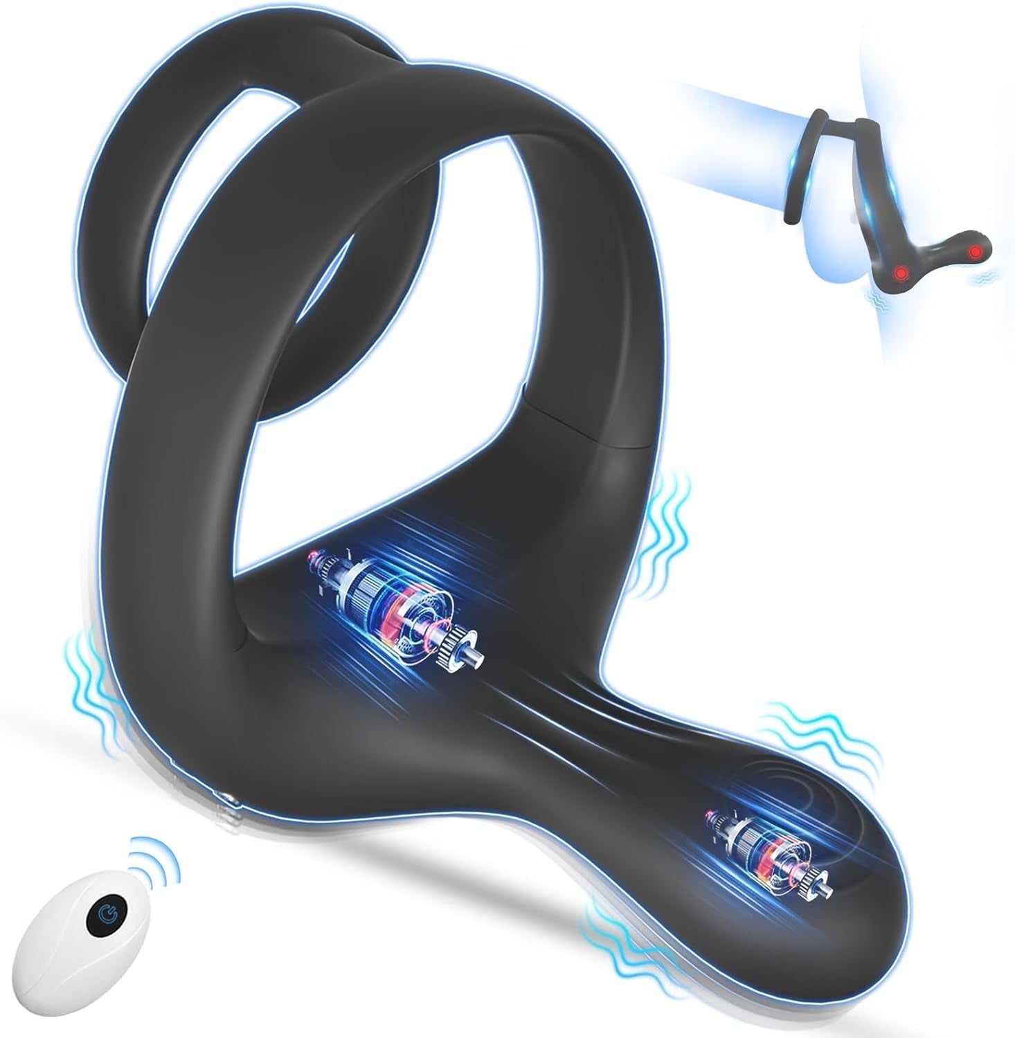 TriPulse Remote Control Penis Ring
