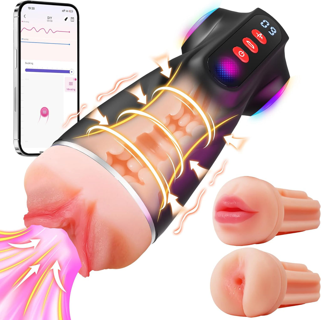 TriPulse Smart Pleasure Pocket Pussy Masturbator