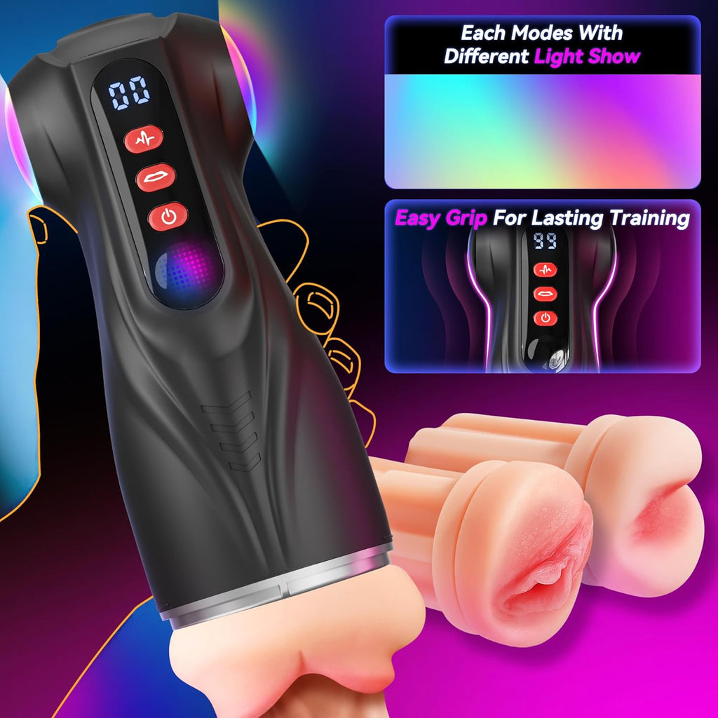 TriPulse Smart Pleasure Pocket Pussy Masturbator
