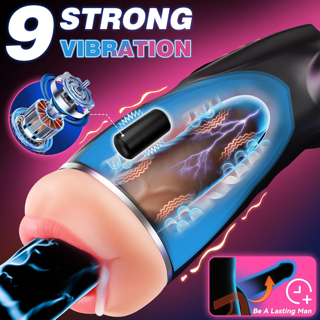 TriPulse Smart Pleasure Pocket Pussy Masturbator