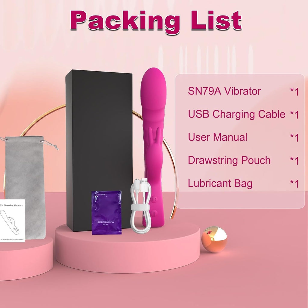 TriPulse Thrusting Rabbit Vibrator