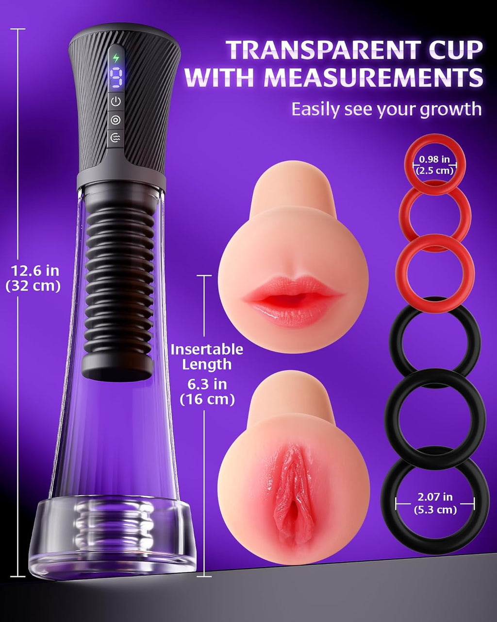 TriSync 3-in-1 AI App-Controlled Male Masturbator