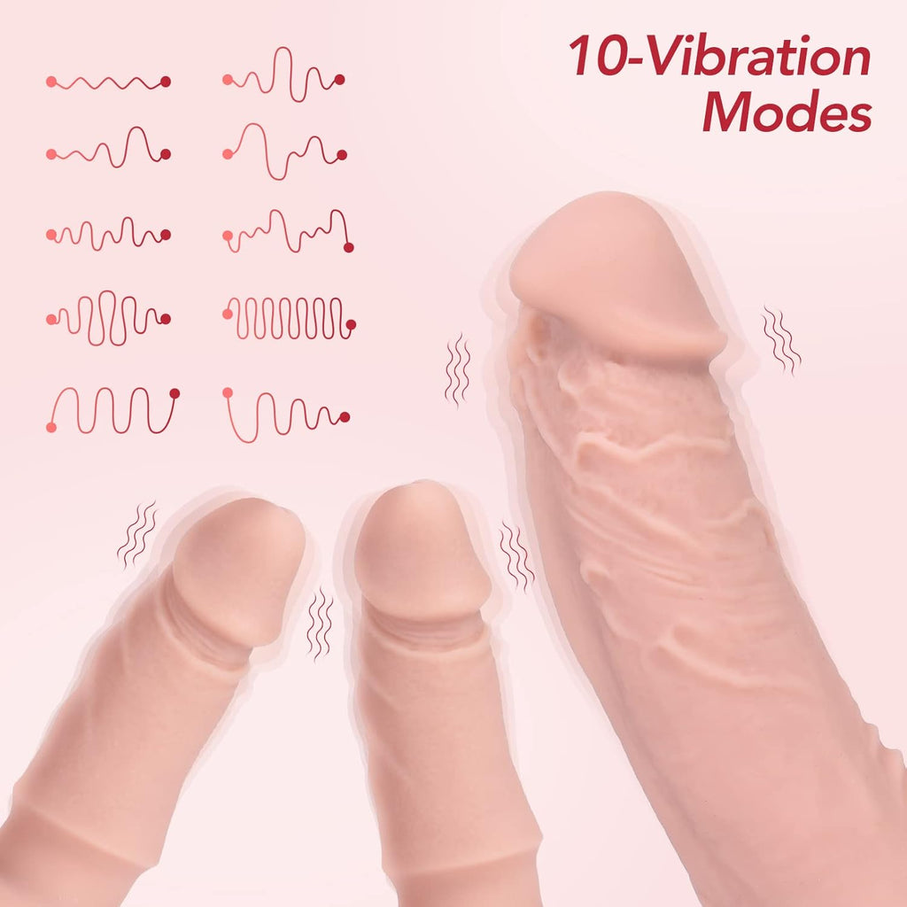TriVibe Vibrating Strap-On Dildo Set