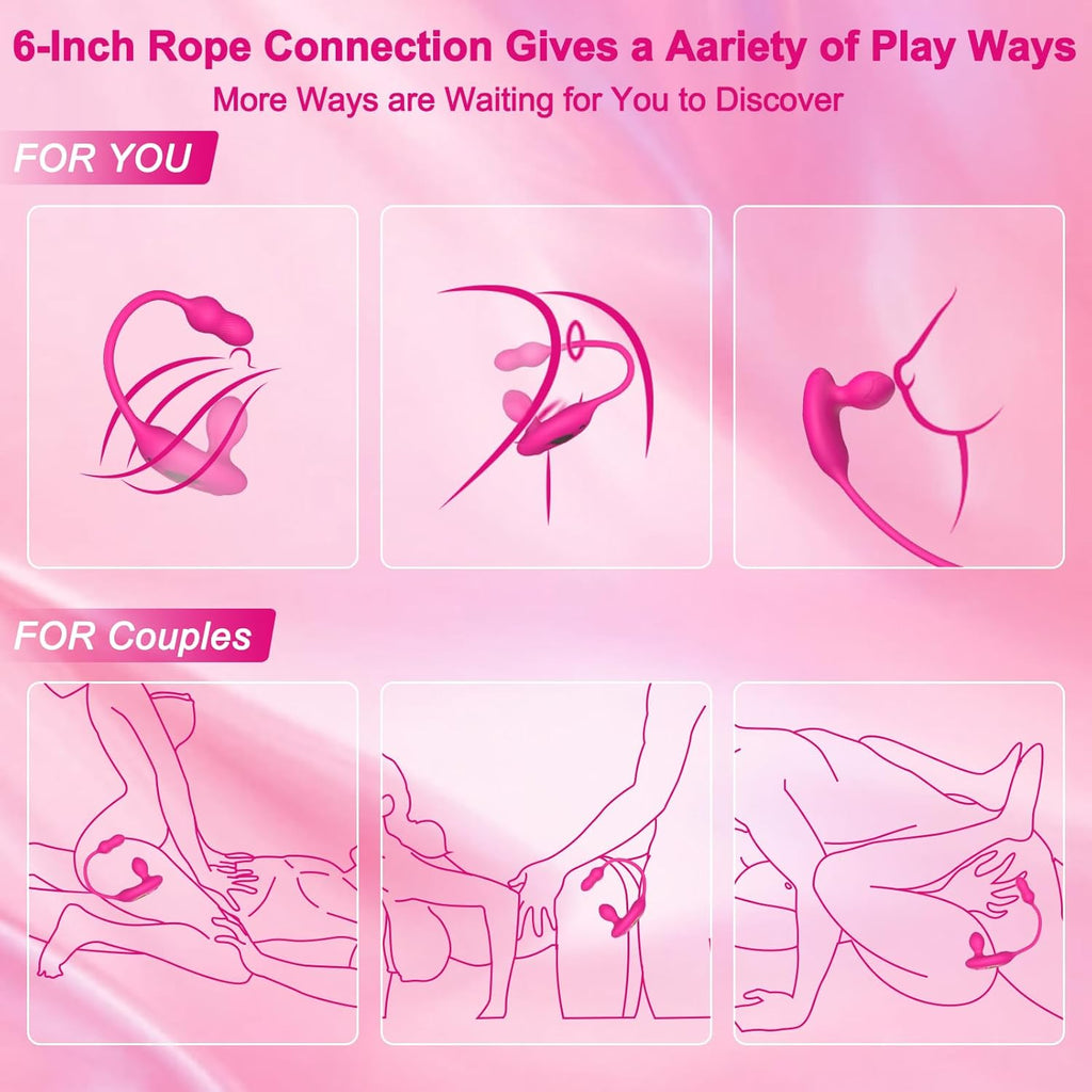 TrixPulse 3-in-1 App-Controlled Egg Panty Vibrator
