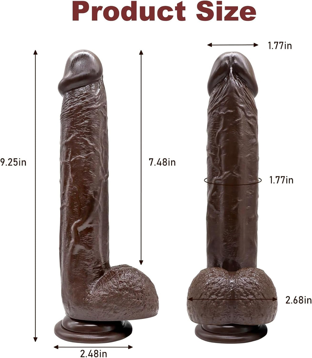 TrueThrust Real Feel Ebony Dildo