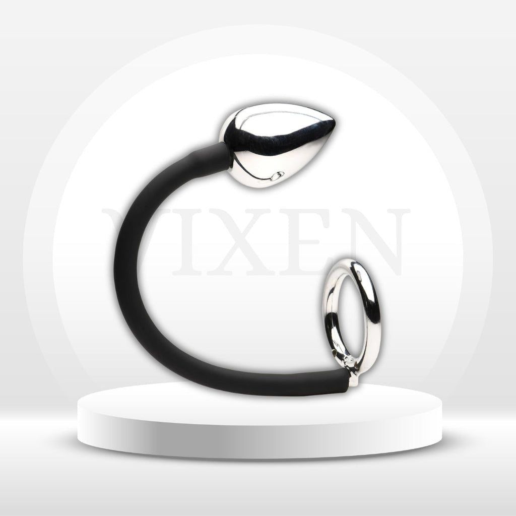 TugLink Cock Ring with Anal Plug