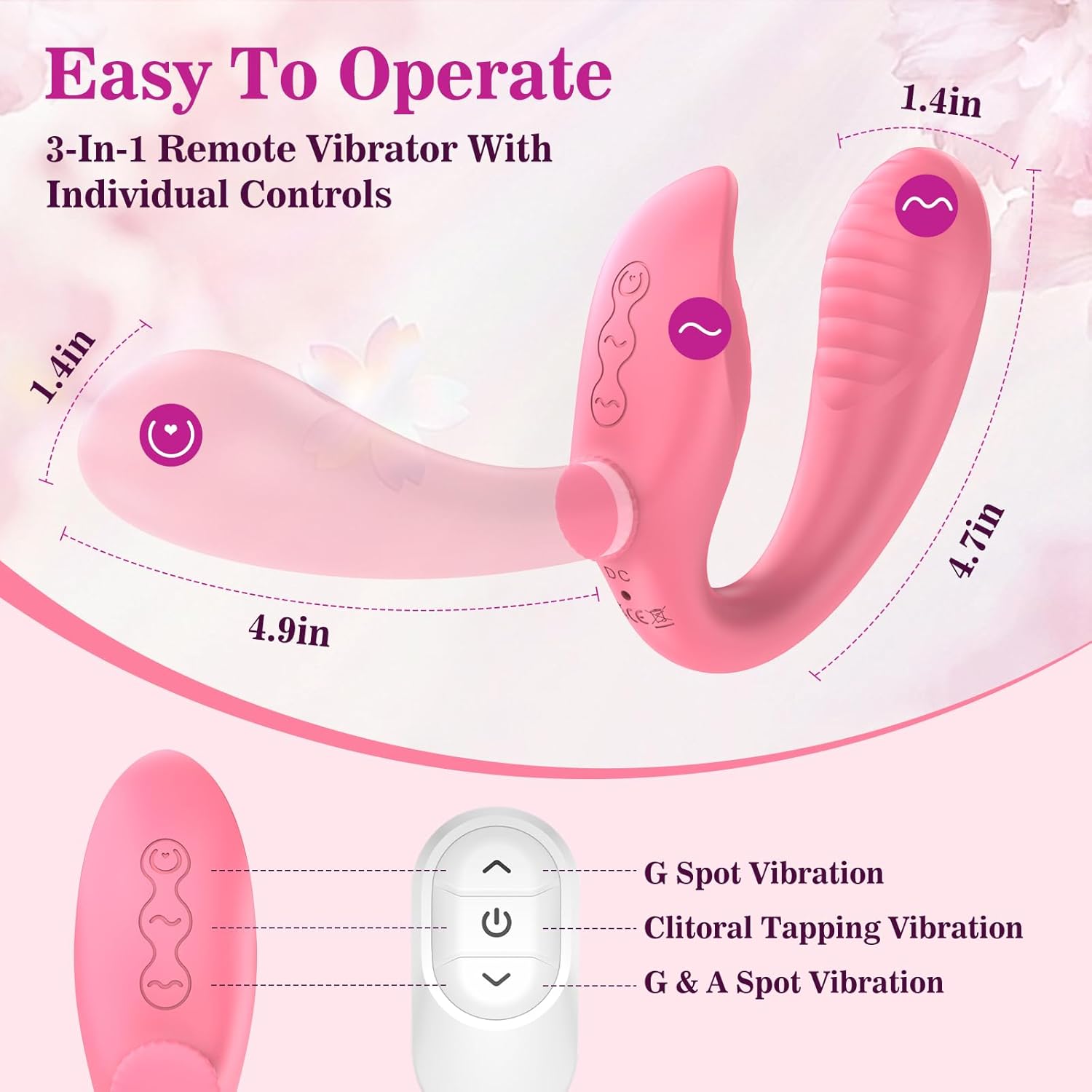 TwinRider Strapless Strap-On Vibrator