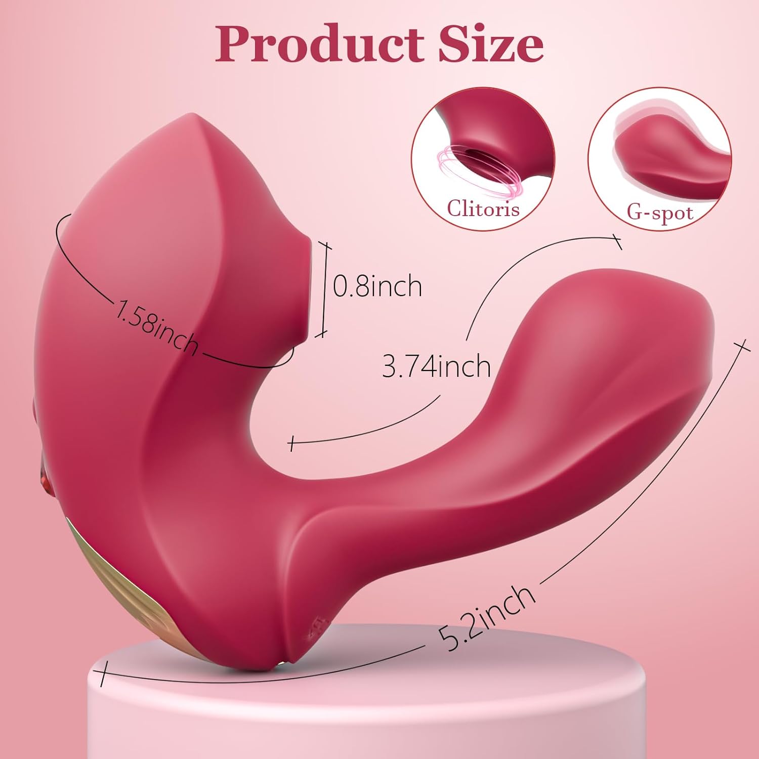 TwinThrust Dual Suction & G-Spot Vibrator
