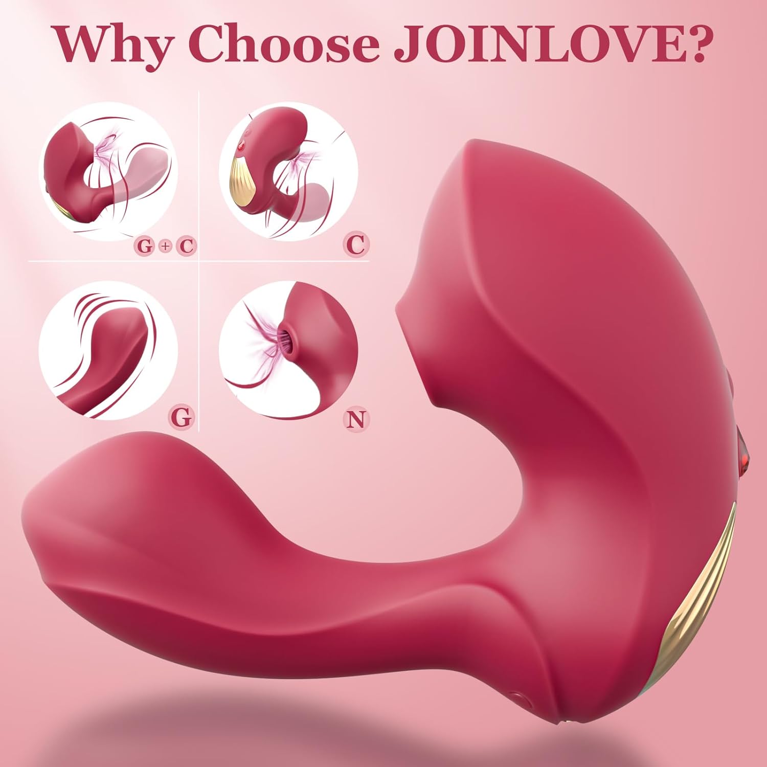 TwinThrust Dual Suction & G-Spot Vibrator
