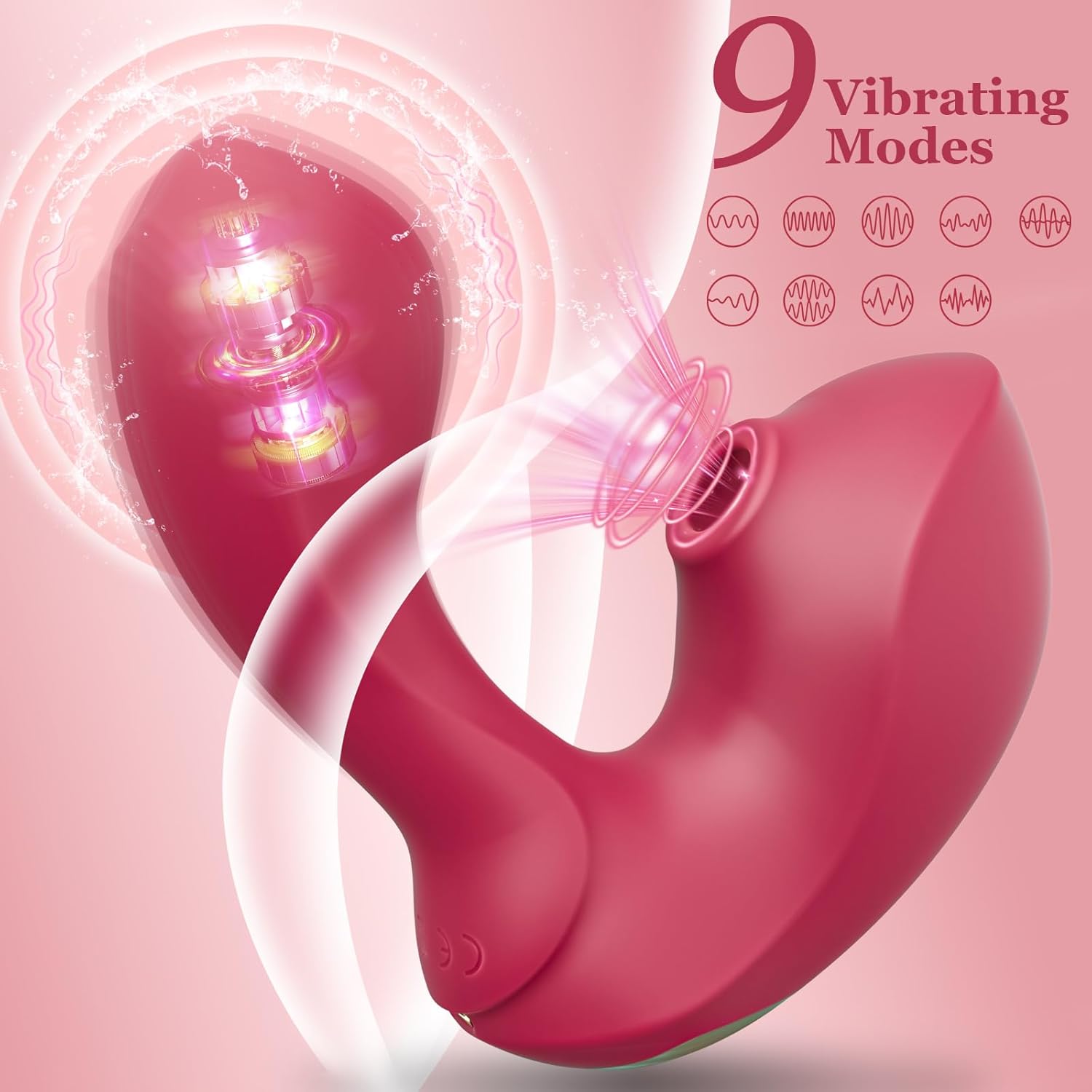TwinThrust Dual Suction & G-Spot Vibrator