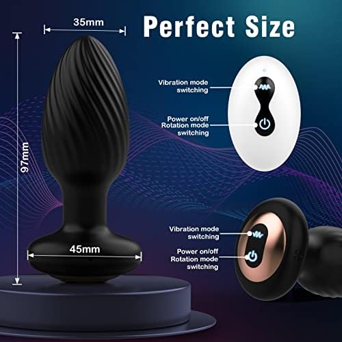 TwirlPro Rotating Prostate Massager Anal Plug