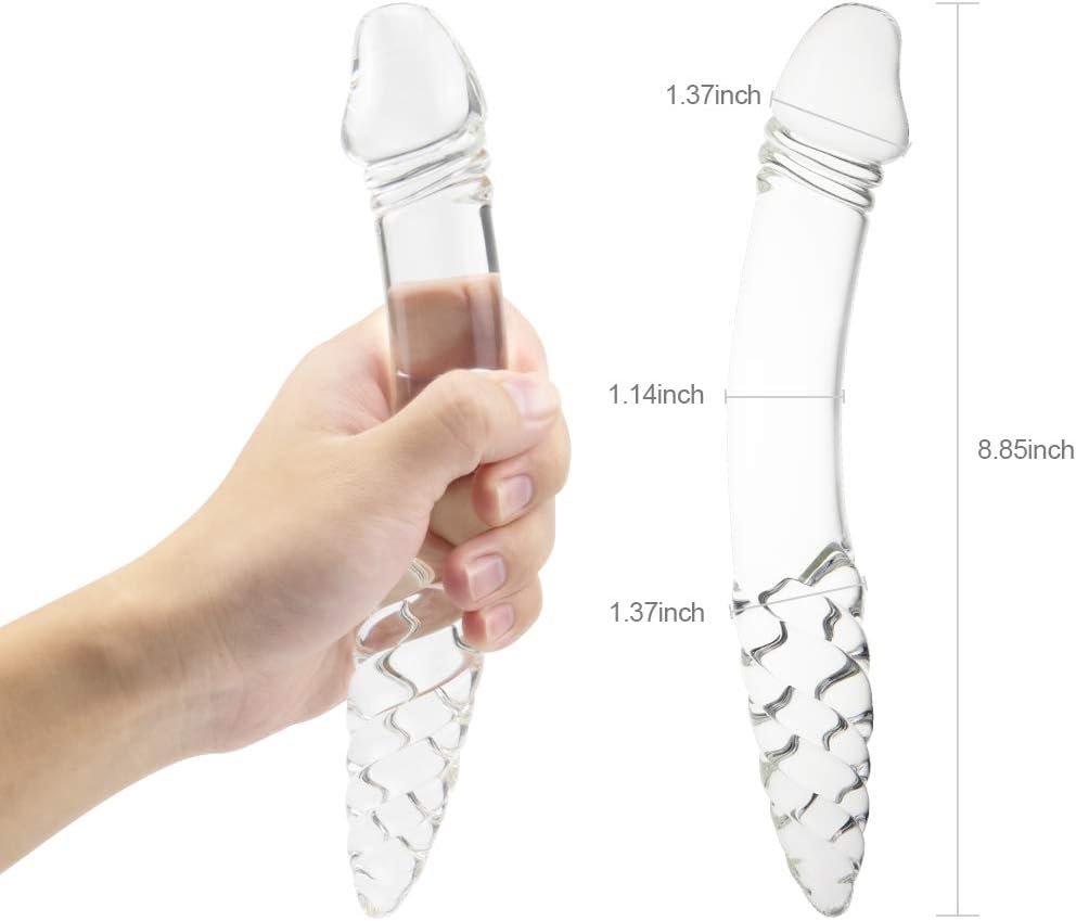 TwistLust Dual Glass Dildo