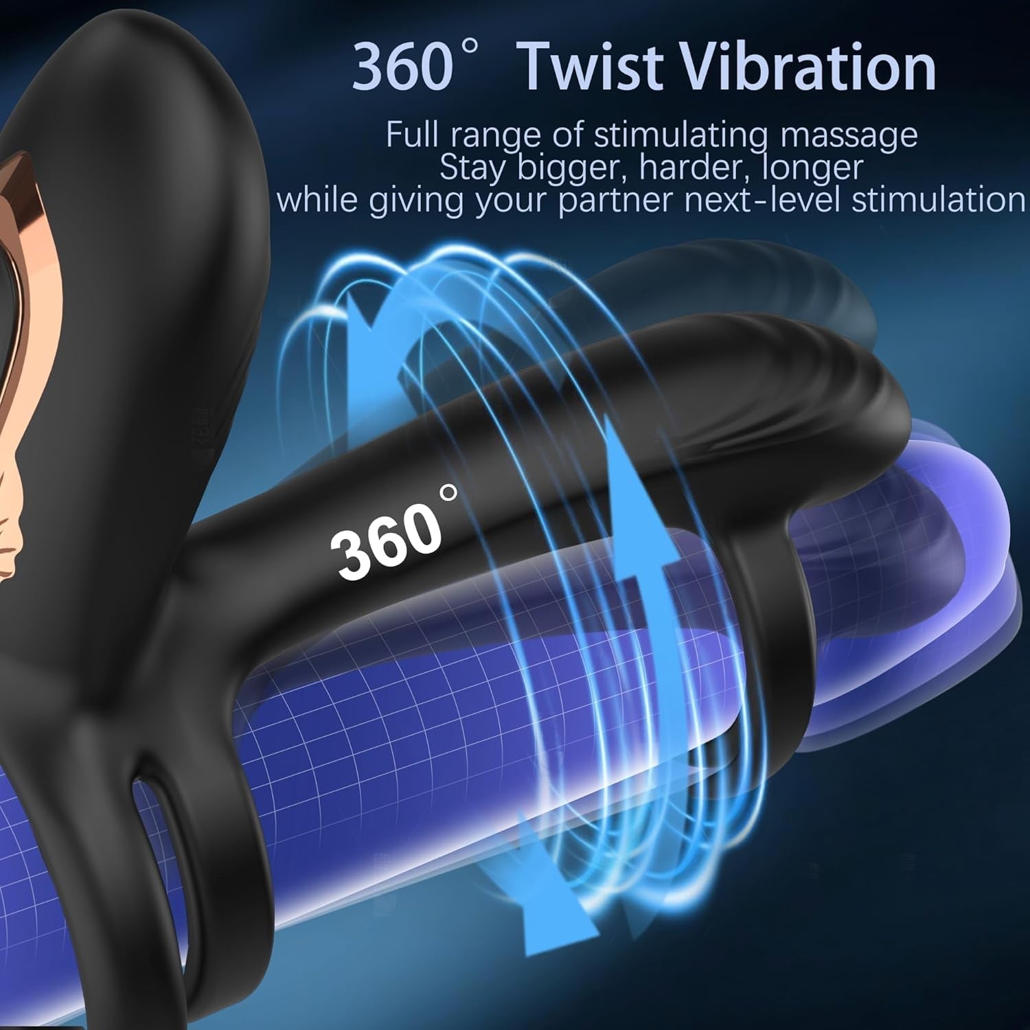 TwistSync 360° Power Cock Ring