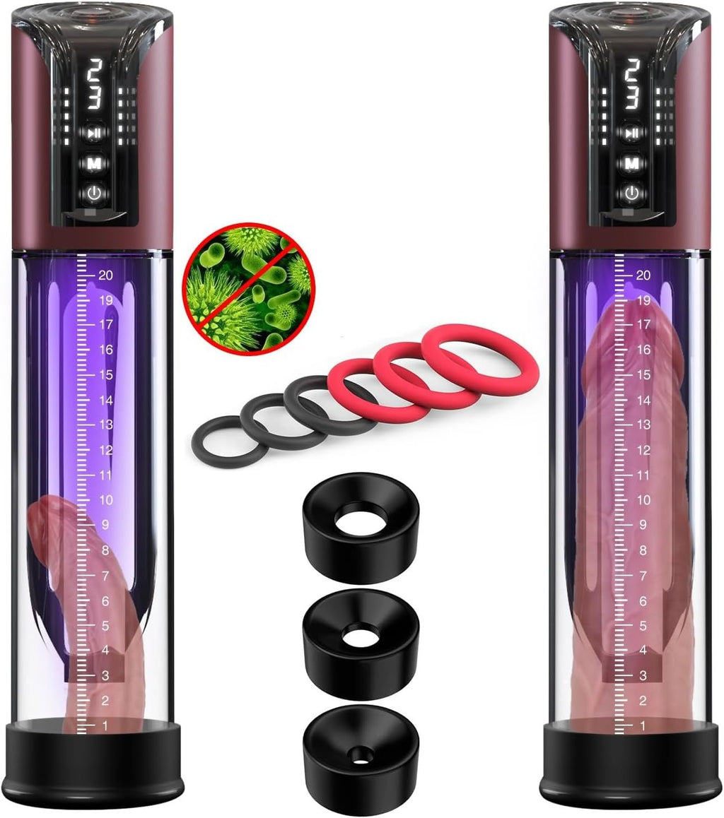VacuGrow 4-Mode Penis Pump Enlarger Kit
