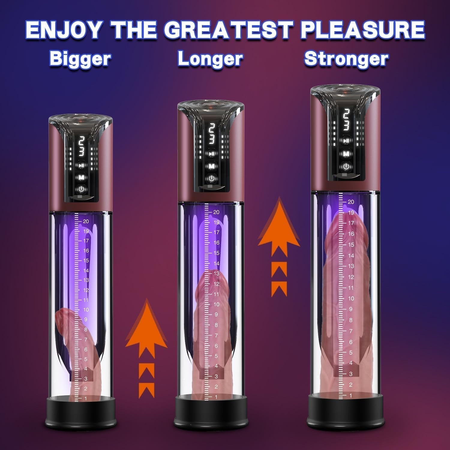VacuGrow 4-Mode Penis Pump Enlarger Kit