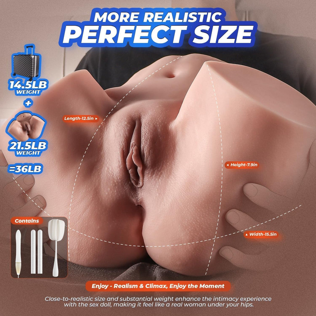 VaultVera Travel 36 lbs Premium Sex Doll Torso