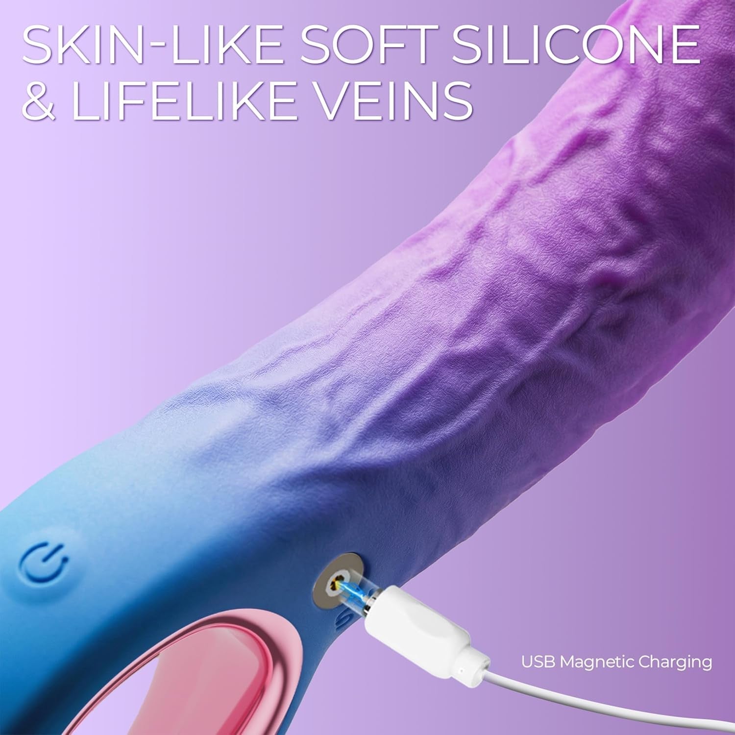 VeinCurve 7.8-Inch Realistic G-Spot Dildo Vibrator