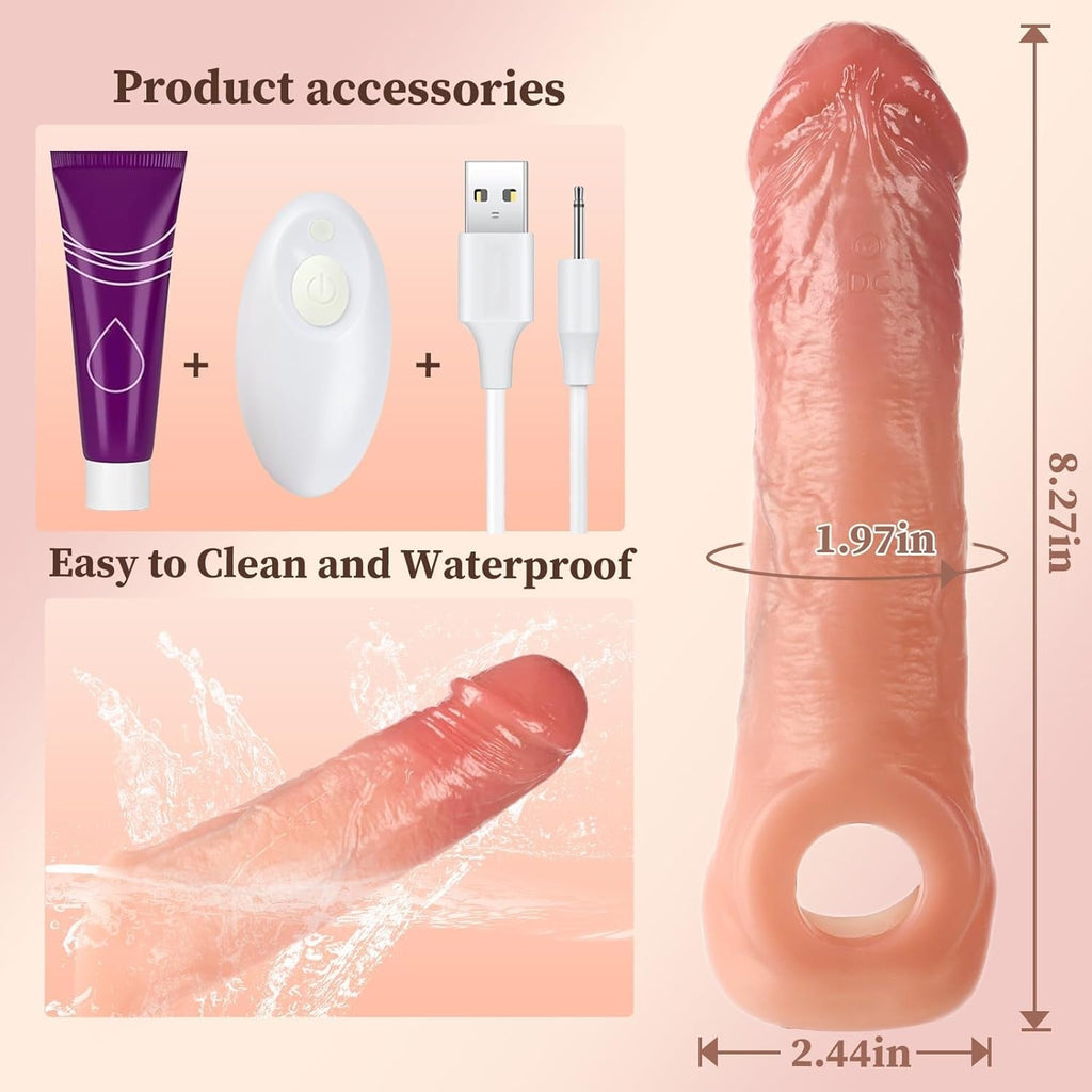 VeinRush Vibrating Penis Sleeve Extender