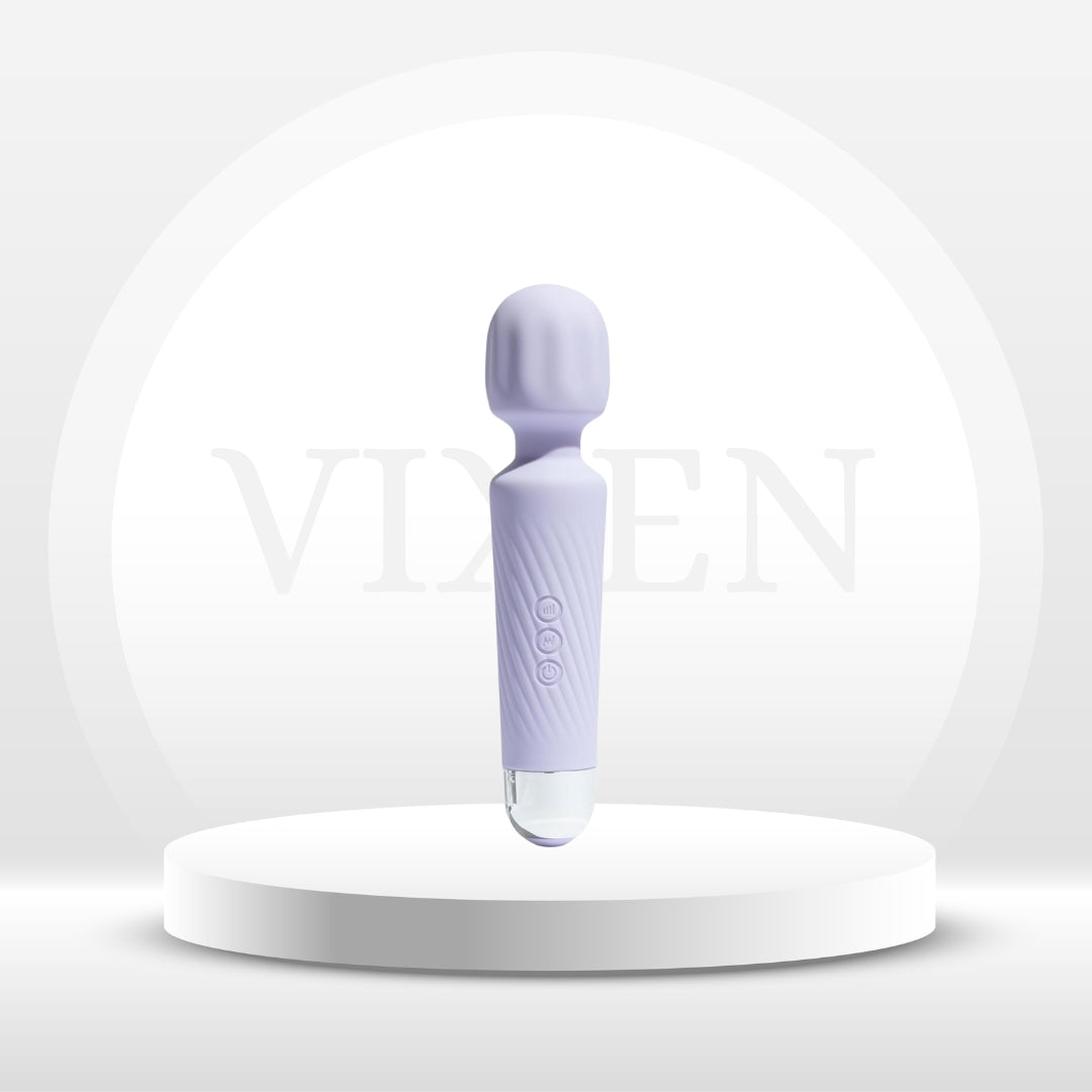 VelvaVibe Silent Clit Wand Vibrator