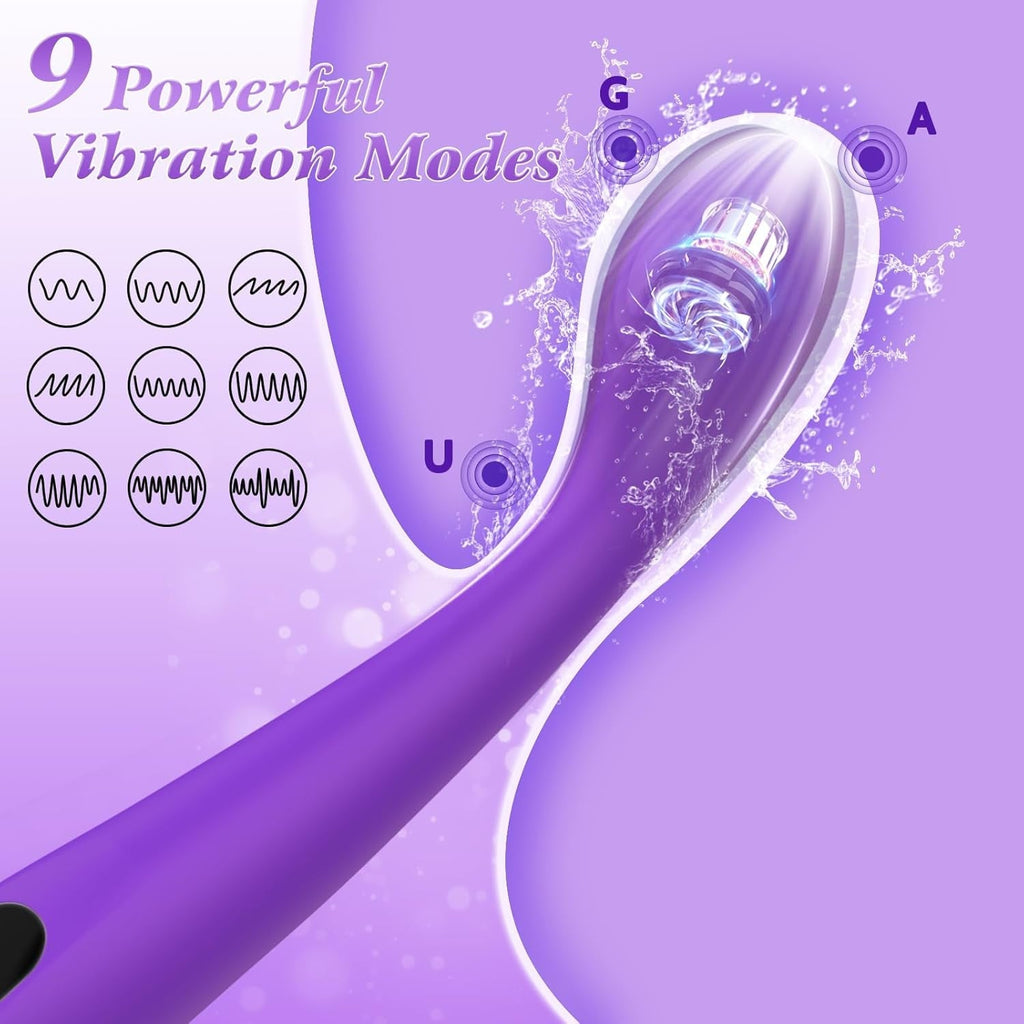 VelvetArc G-Spot Vibrator Wand with LCD