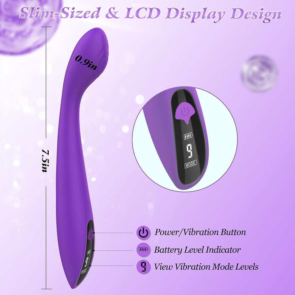 VelvetArc G-Spot Vibrator Wand with LCD
