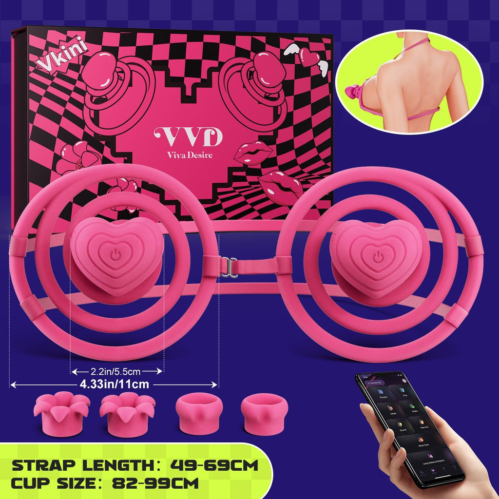 VelvetBikini Hands-Free Nipple Bra Vibrator
