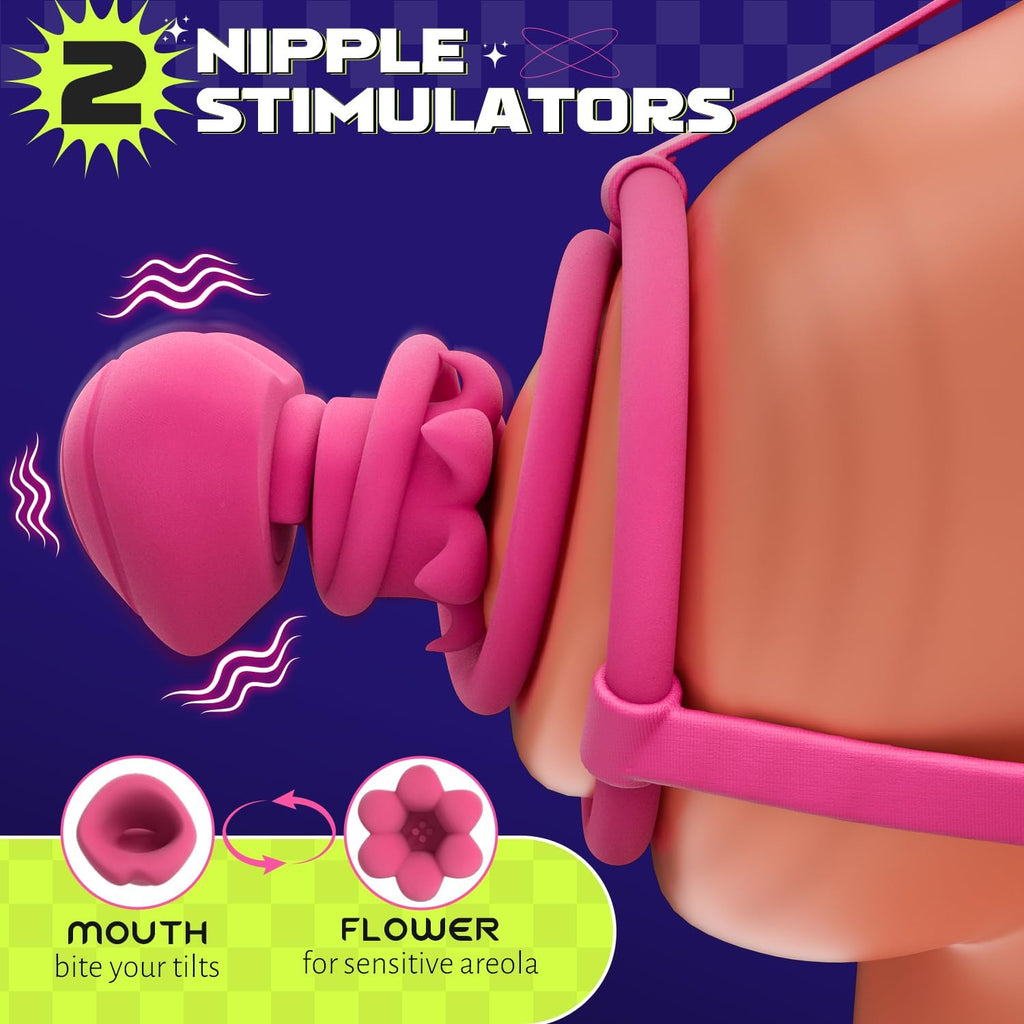VelvetBikini Hands-Free Nipple Bra Vibrator