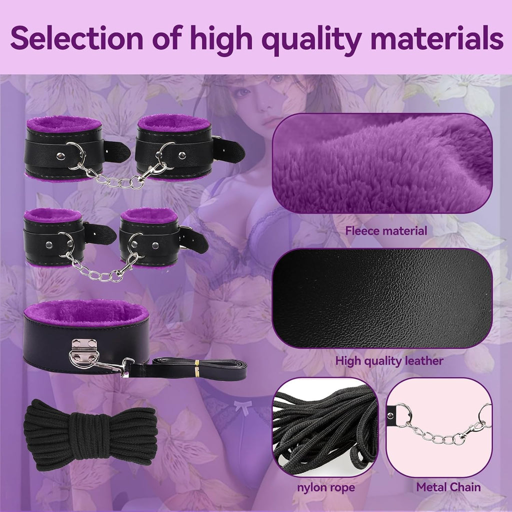 VelvetBond 8-Piece Restraint Set