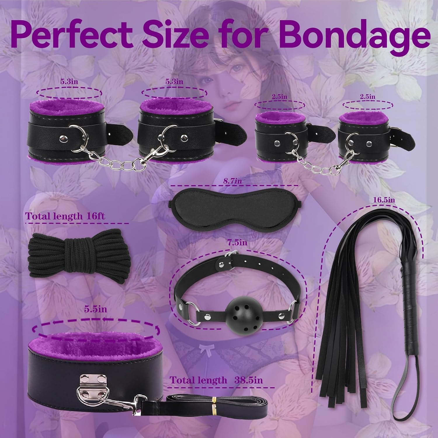 VelvetBond 8-Piece Restraint Set