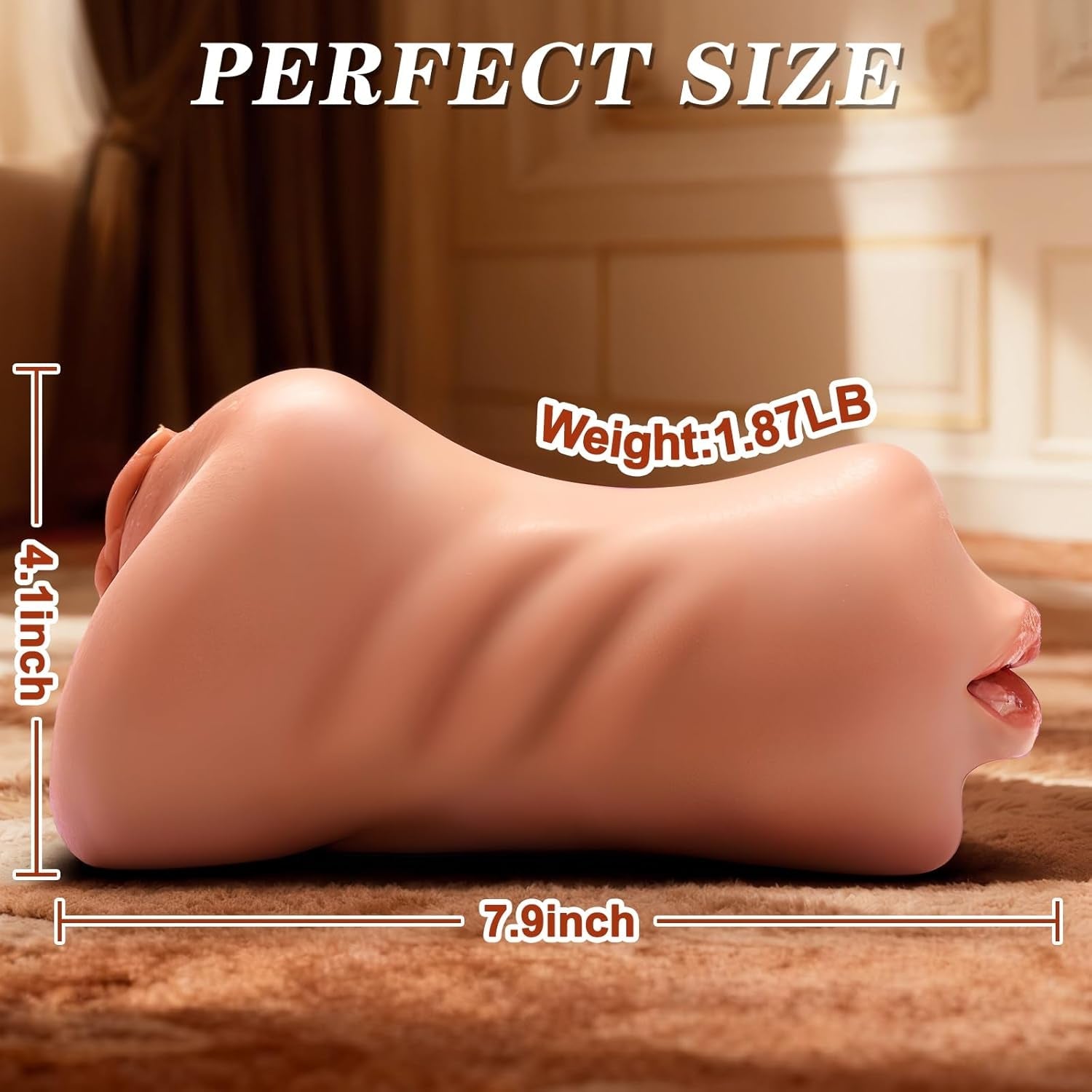 VelvetCove 3-in-1 Pocket Pussy Stroker