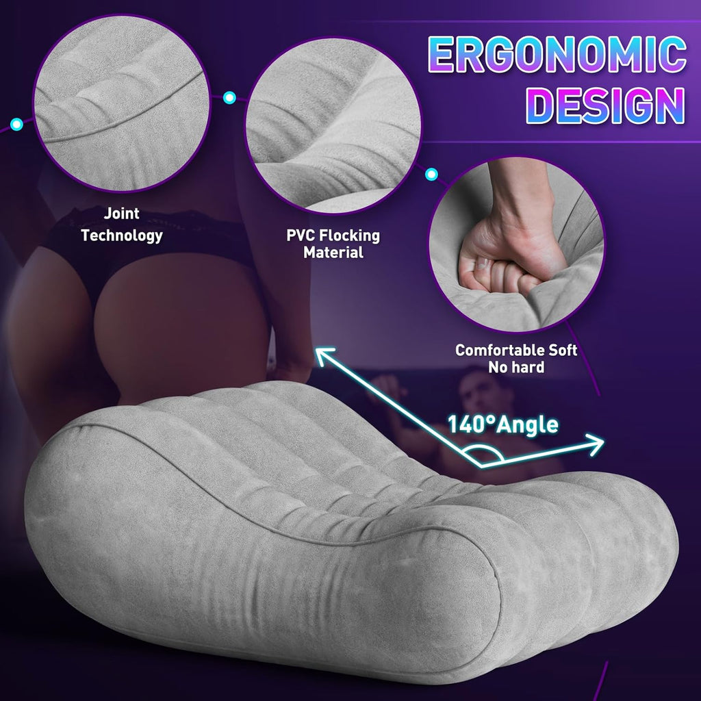 VelvetCrave Inflatable Sex Positions Lounge Throne