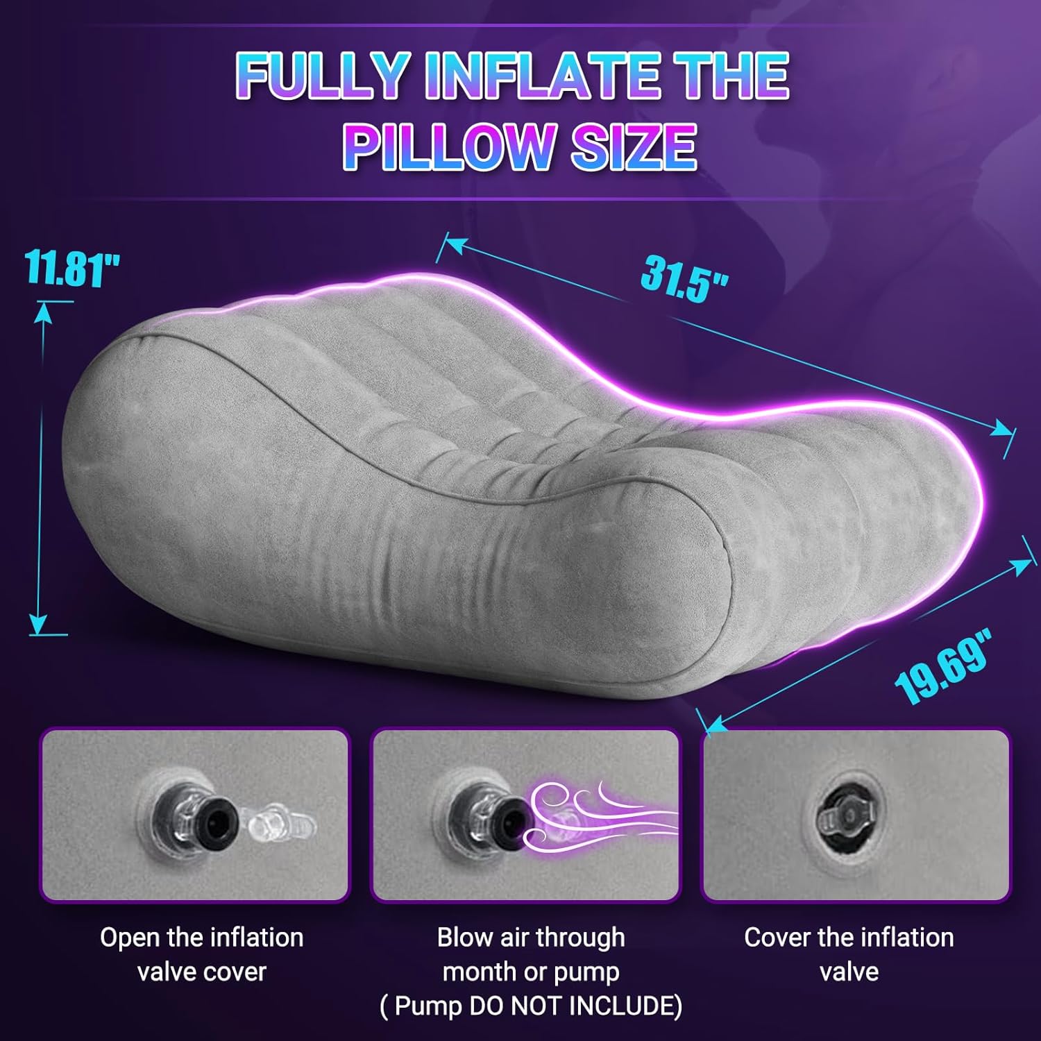 VelvetCrave Inflatable Sex Positions Lounge Throne