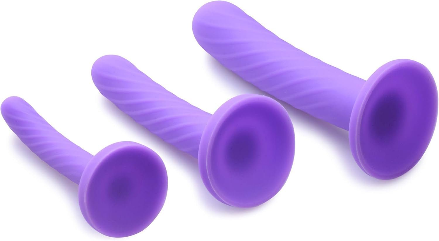 VelvetCurve 3-Piece Silicone Dildo Set