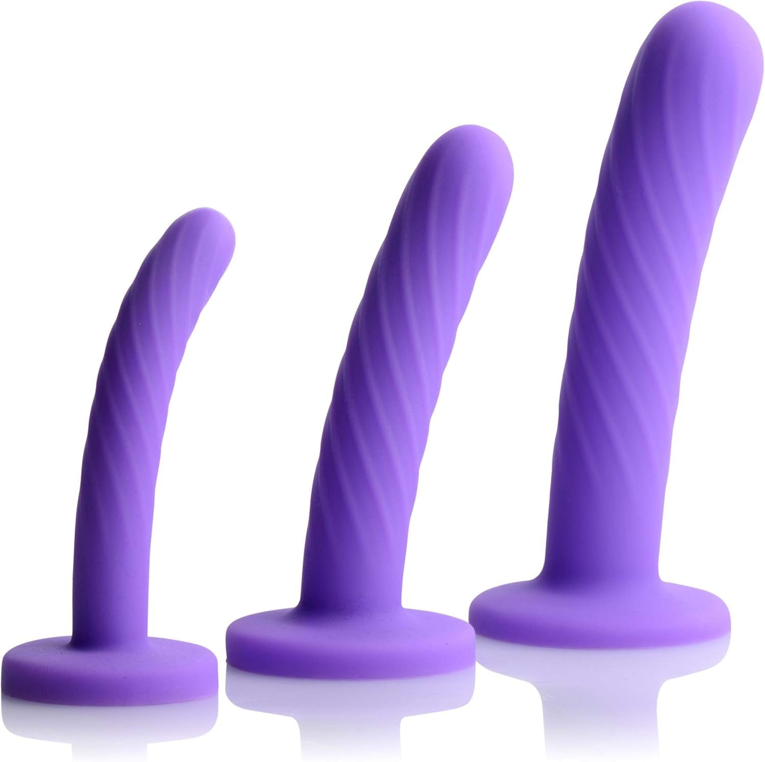 VelvetCurve 3-Piece Silicone Dildo Set