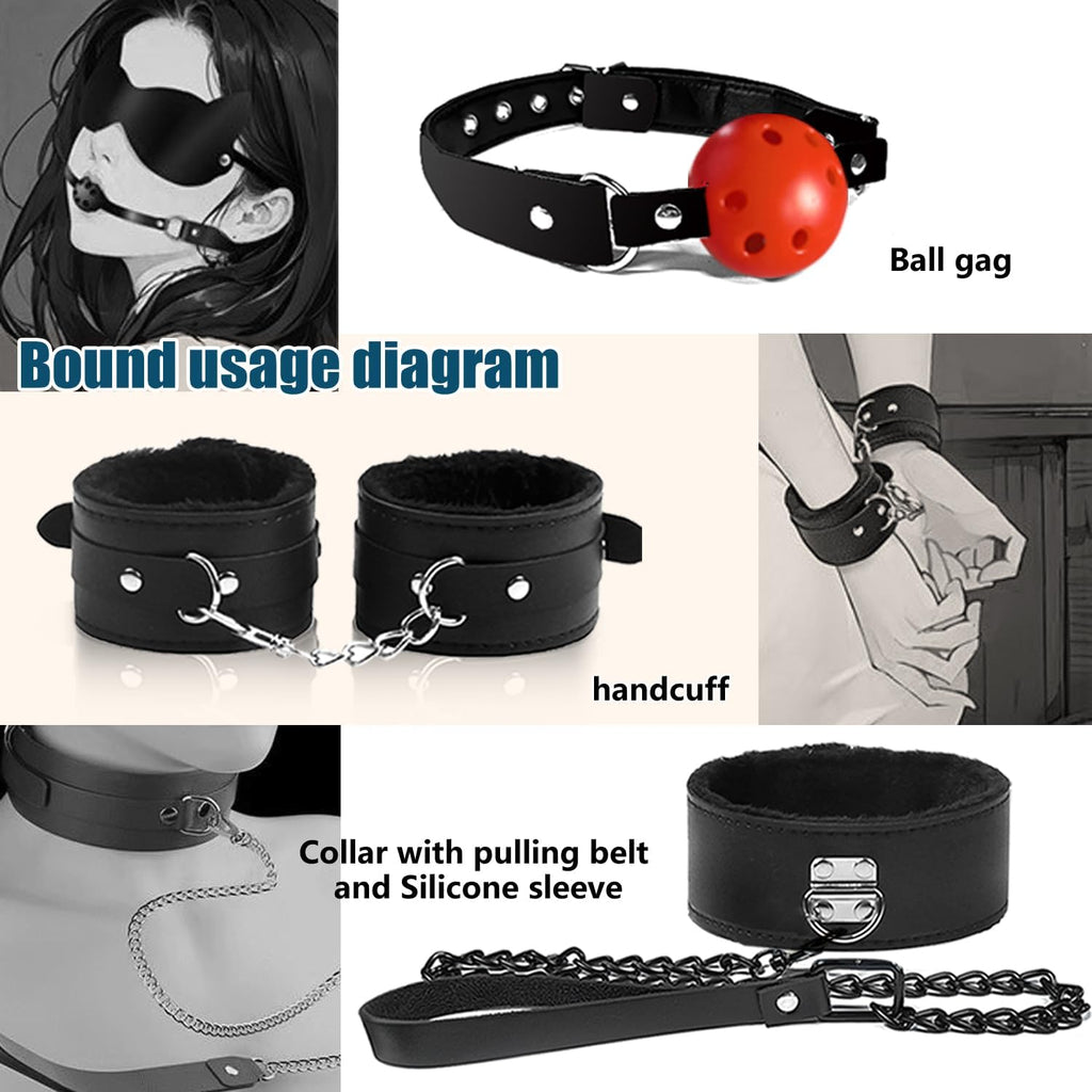 VelvetDominion 30-Piece BDSM Kit