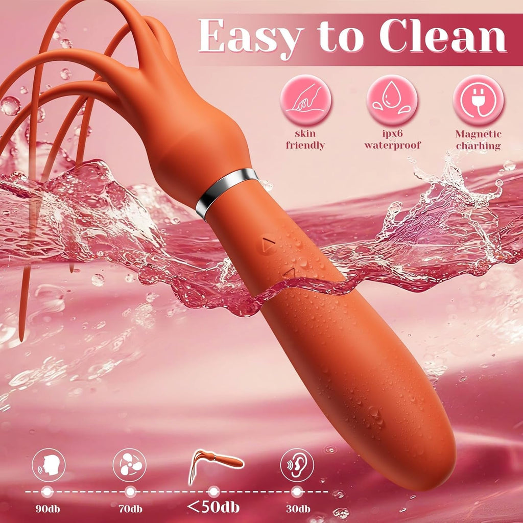 VelvetFlicker Vibrating BDSM Sex Whip & Wand