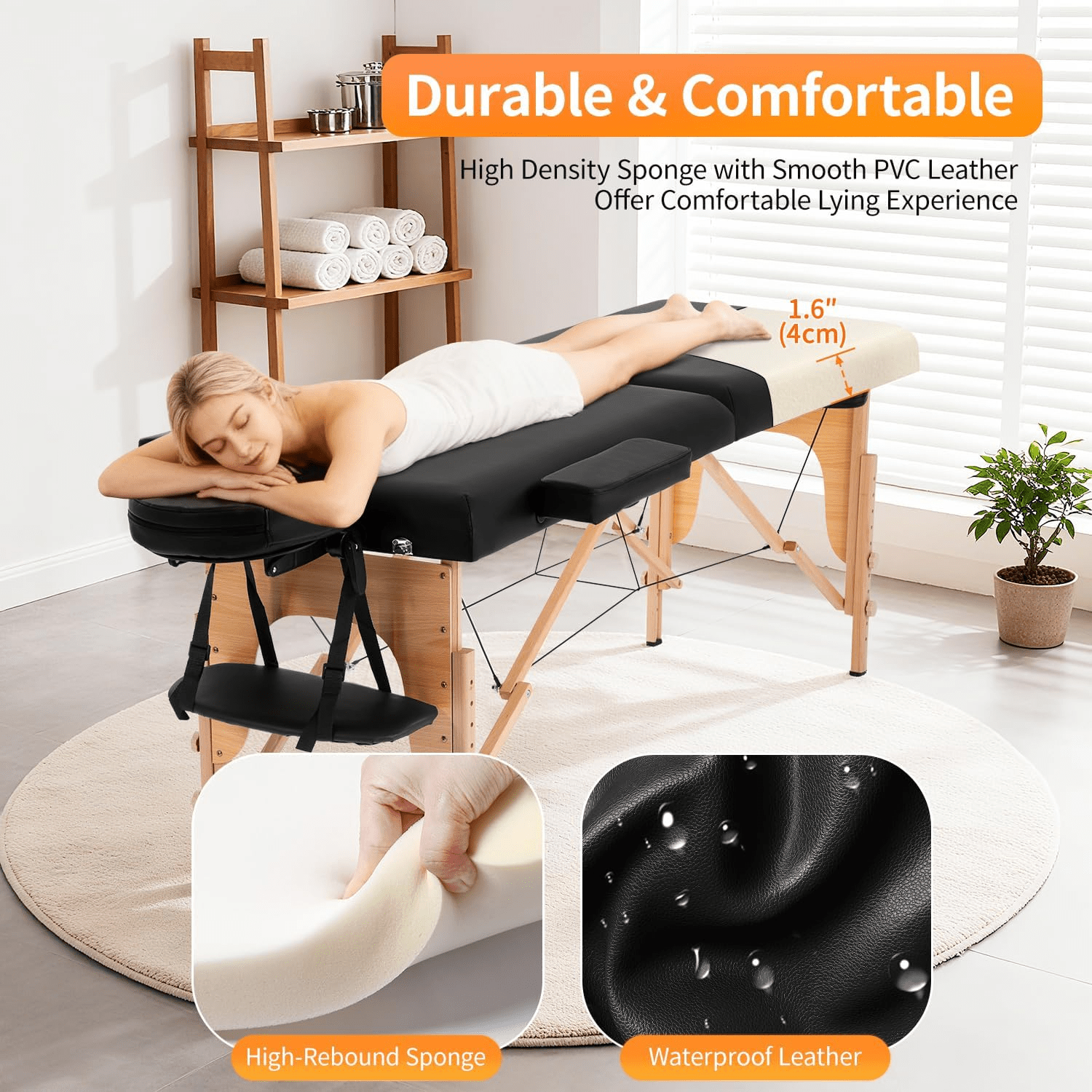VelvetFold Portable Sensual Massage Sex Table