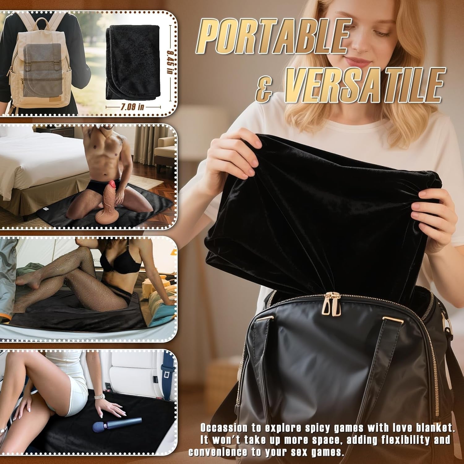 VelvetGuard Waterproof Sex Blanket