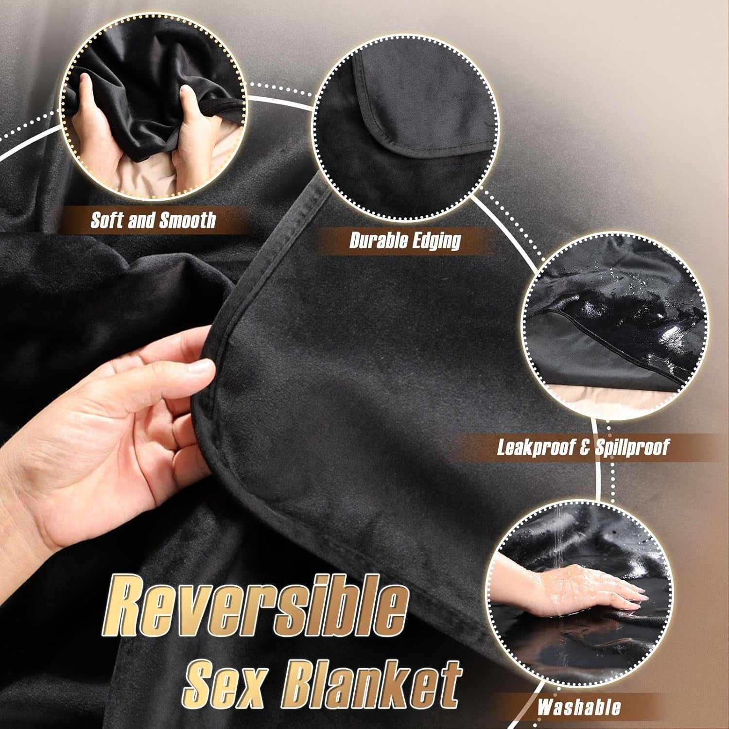 VelvetGuard Waterproof Sex Blanket