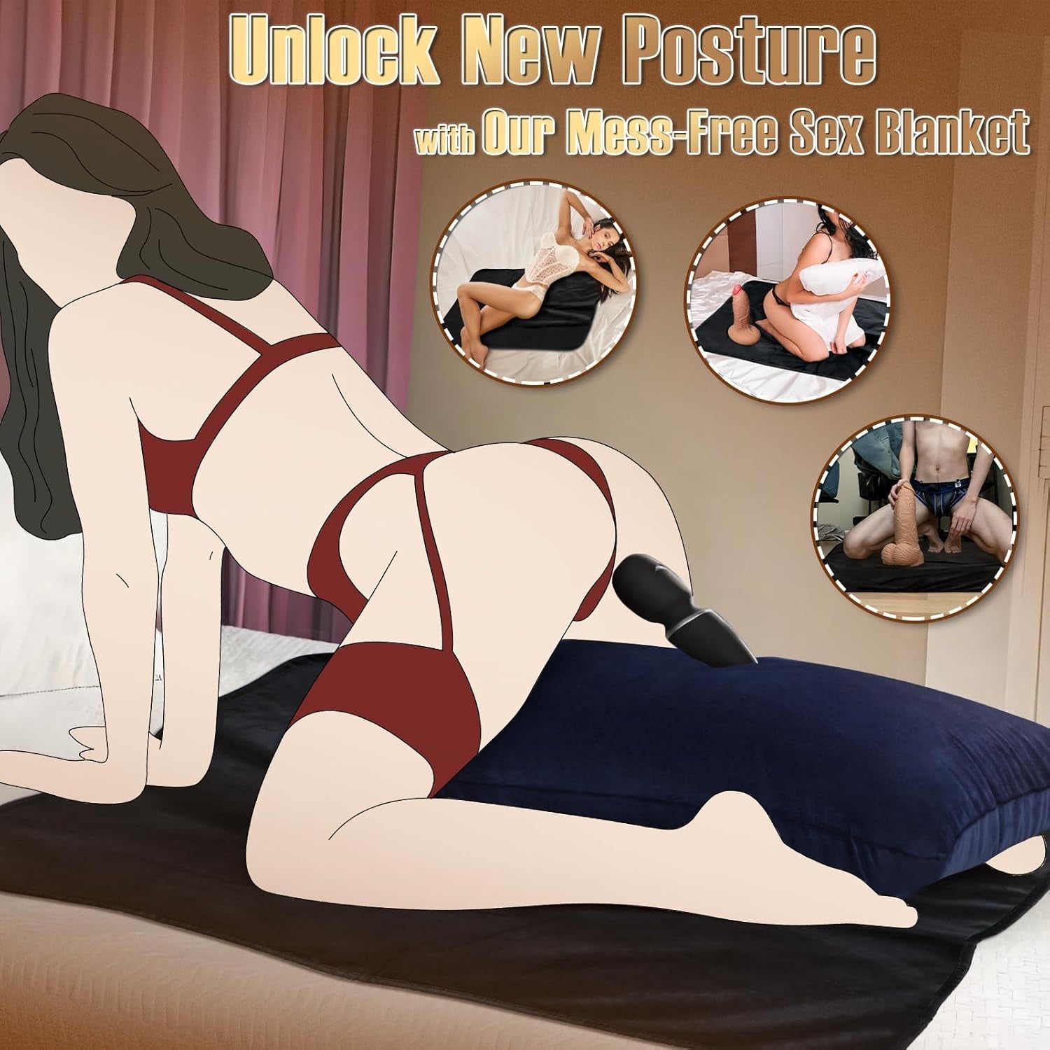 VelvetGuard Waterproof Sex Blanket