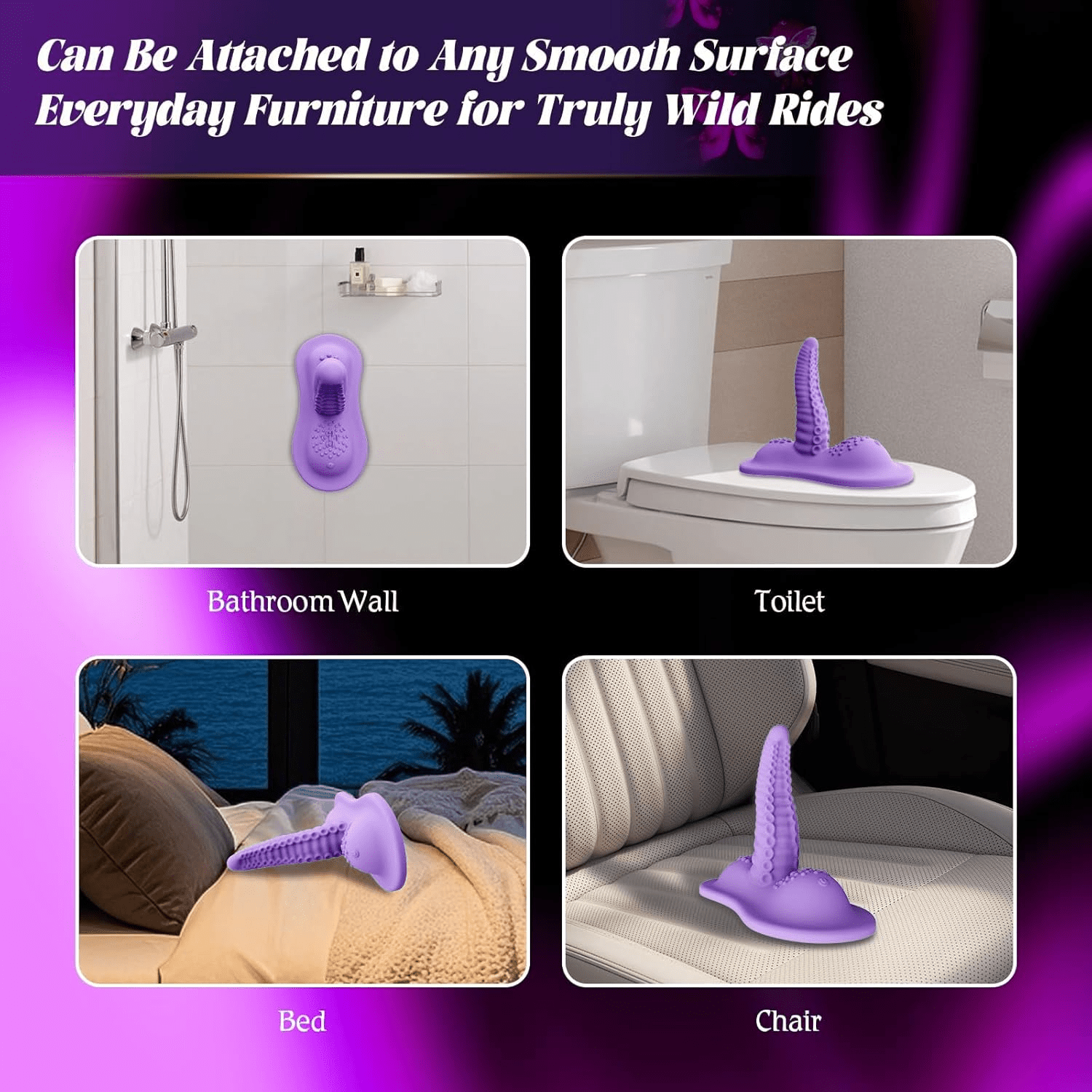 VelvetHydra Riding Dildo Vibrator
