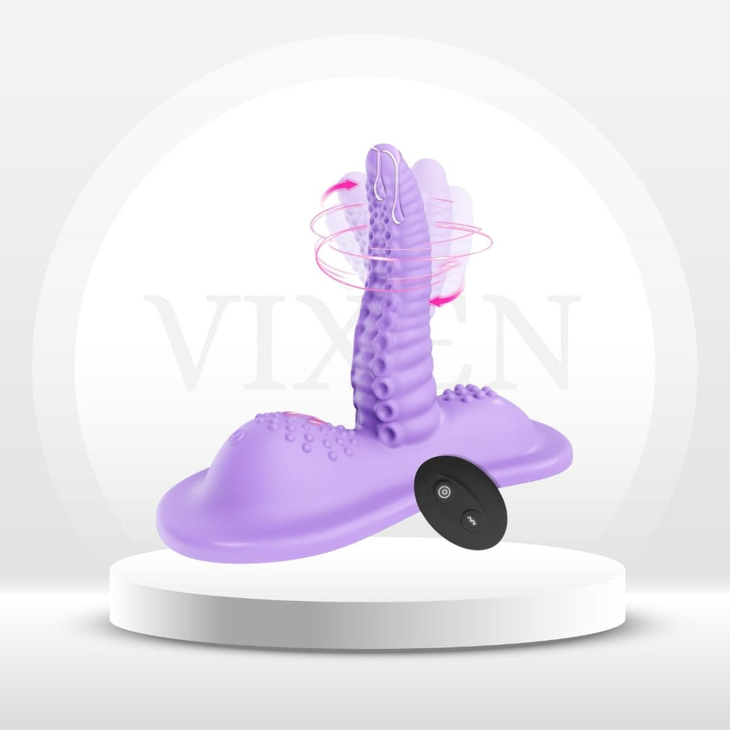 VelvetHydra Riding Dildo Vibrator