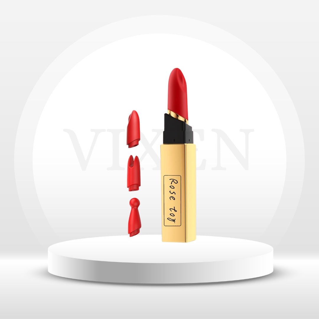 VelvetKiss 3-in-1 Lipstick Bullet Vibrator