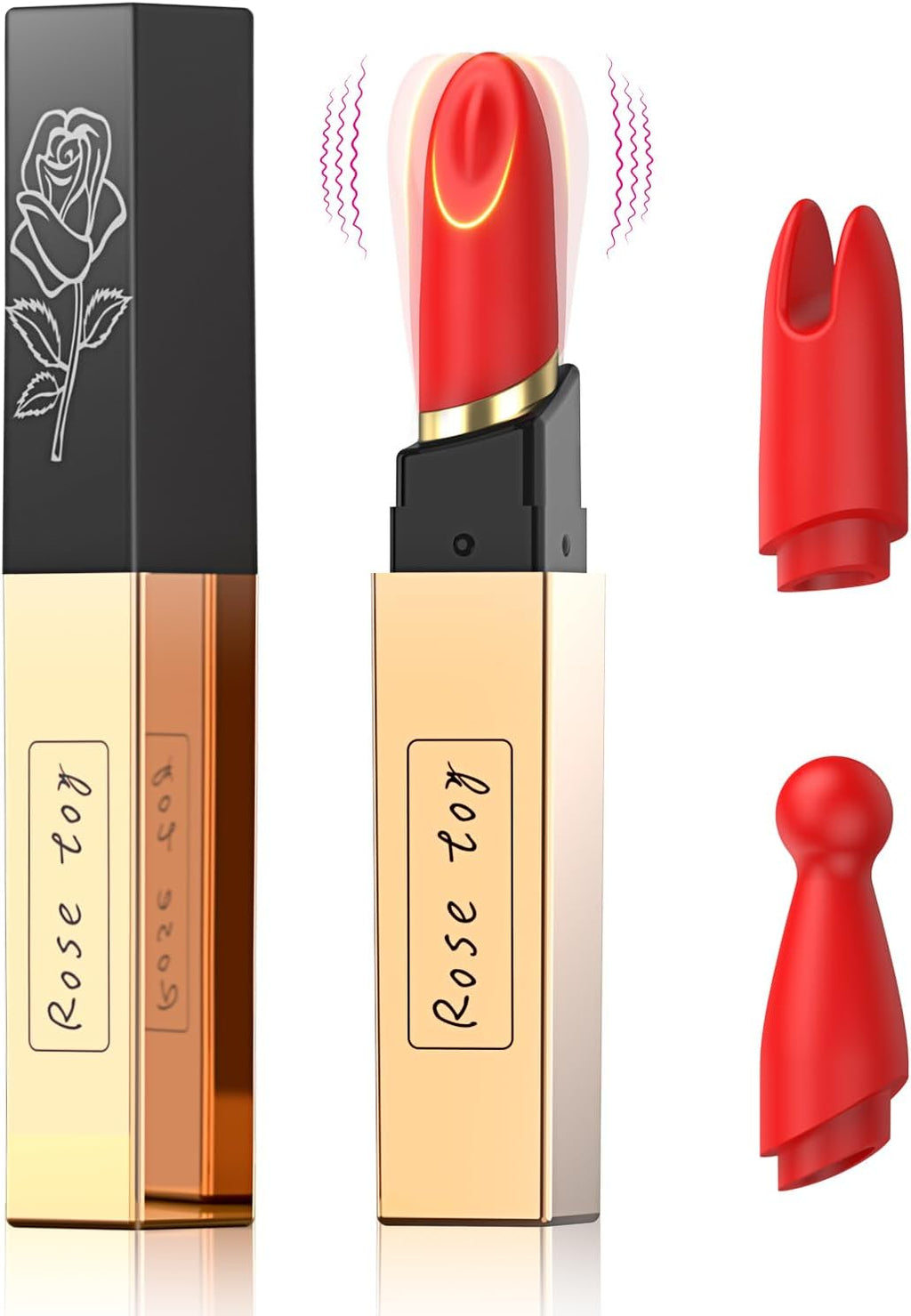 VelvetKiss 3-in-1 Lipstick Bullet Vibrator
