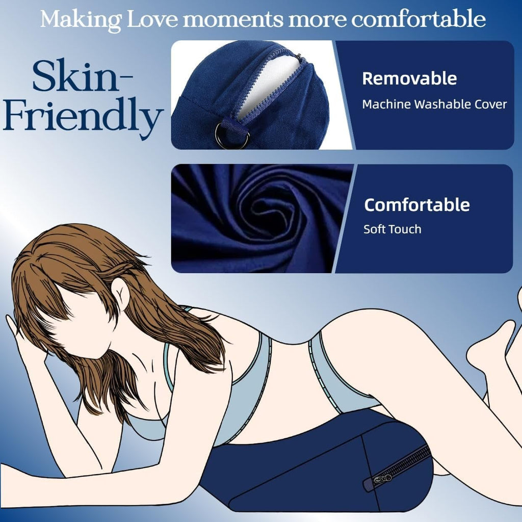 VelvetLift Sex Positions Pillow with Cuffs