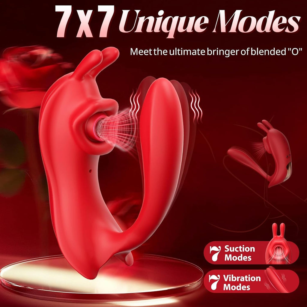 VelvetLink Wearable Couples Panty Vibrator with Suction