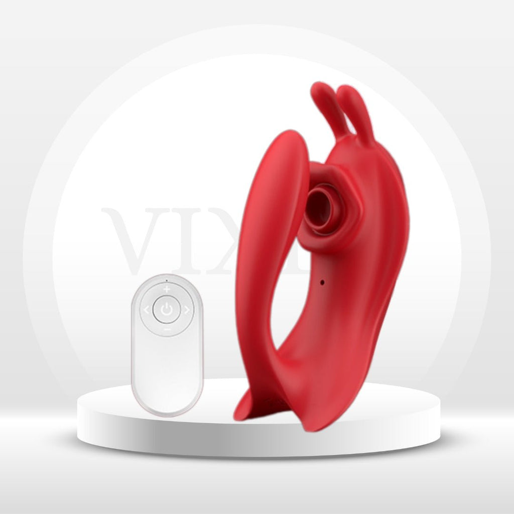 VelvetLink Wearable Couples Panty Vibrator with Suction