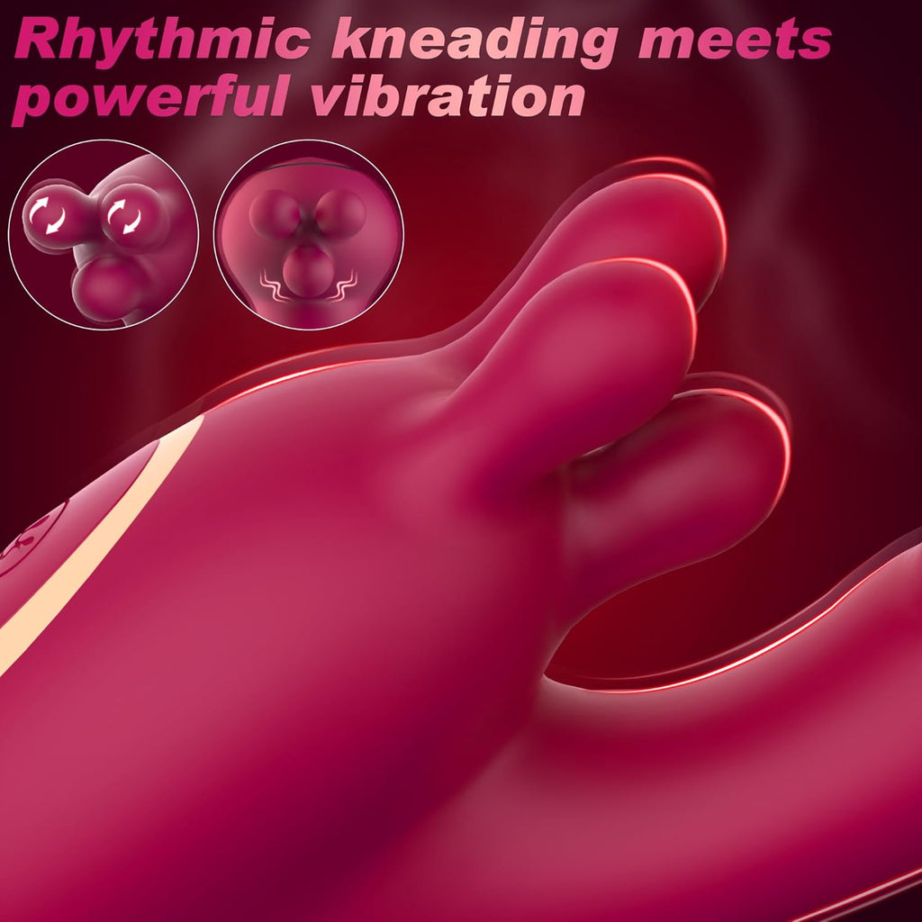 VelvetRush 3-in-1 Rose G-Spot & Clit Vibrator