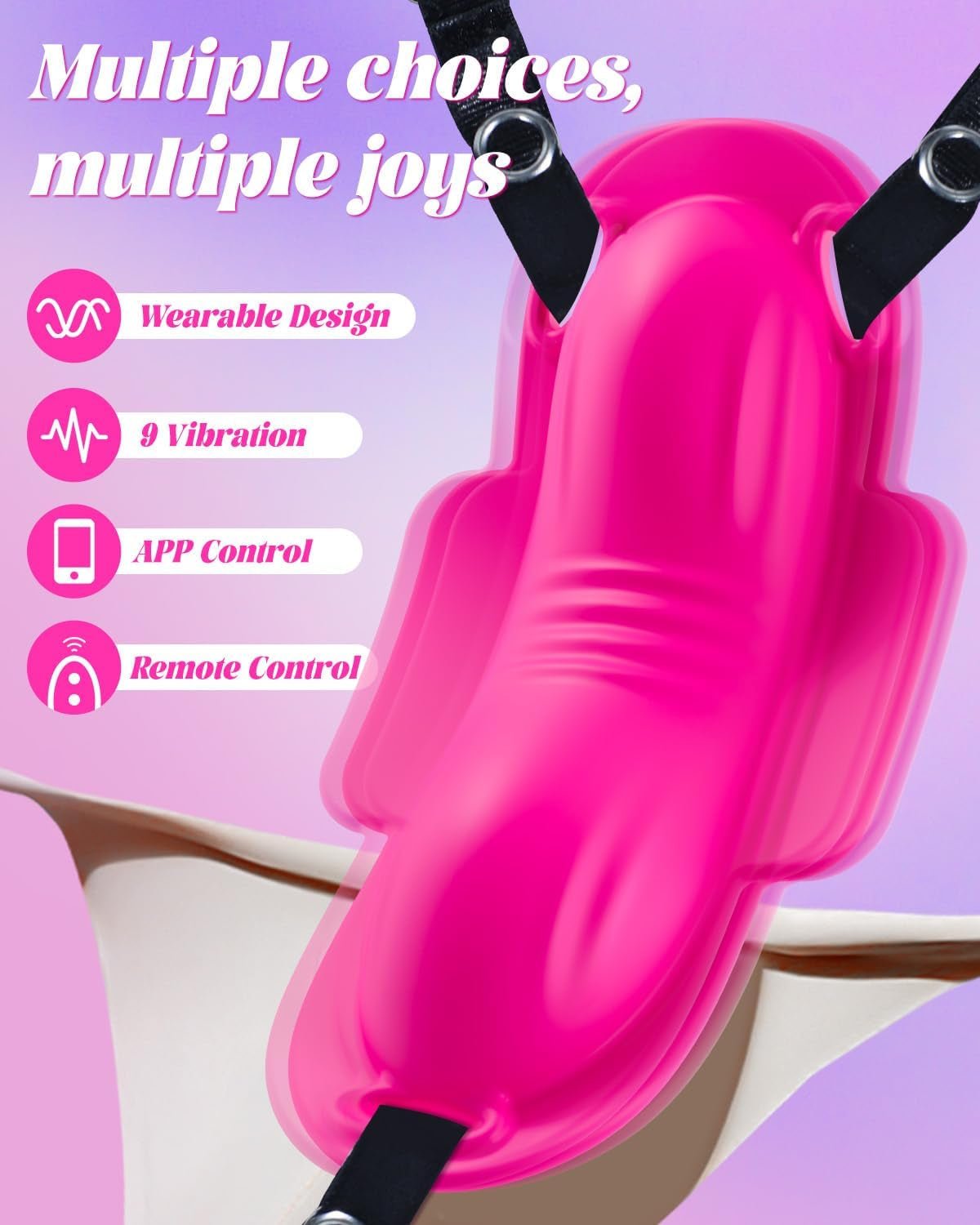 VelvetSync App/Remote Strap-On Panty Vibrator