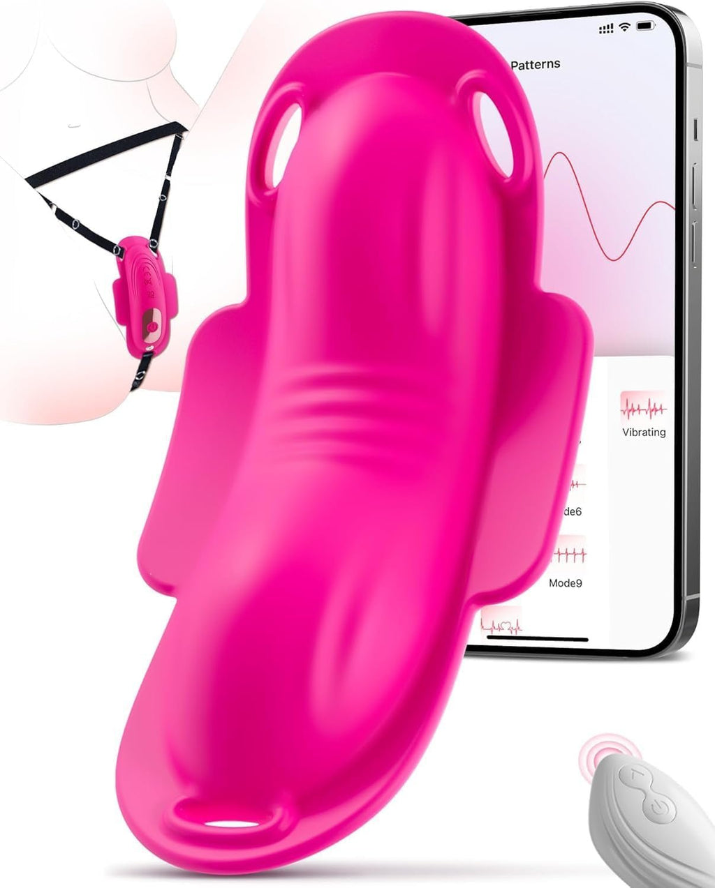 VelvetSync App/Remote Strap-On Panty Vibrator